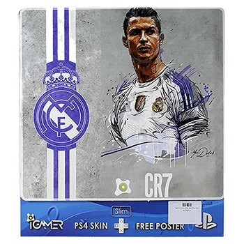 برچسب اسکین برای PS4 مدل اسلیم طرح The Ronaldo